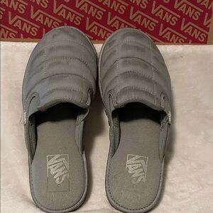 Vans Quilted Green Slip-On Mules